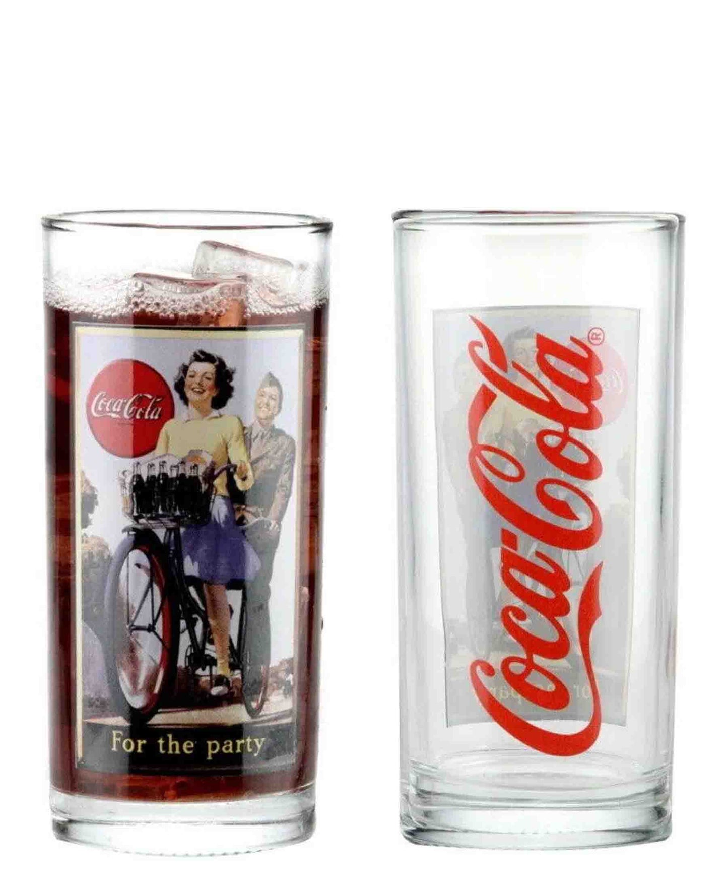 Izmir Collection Retro Vintage 290ml Coca Cola Tumbler - Clear