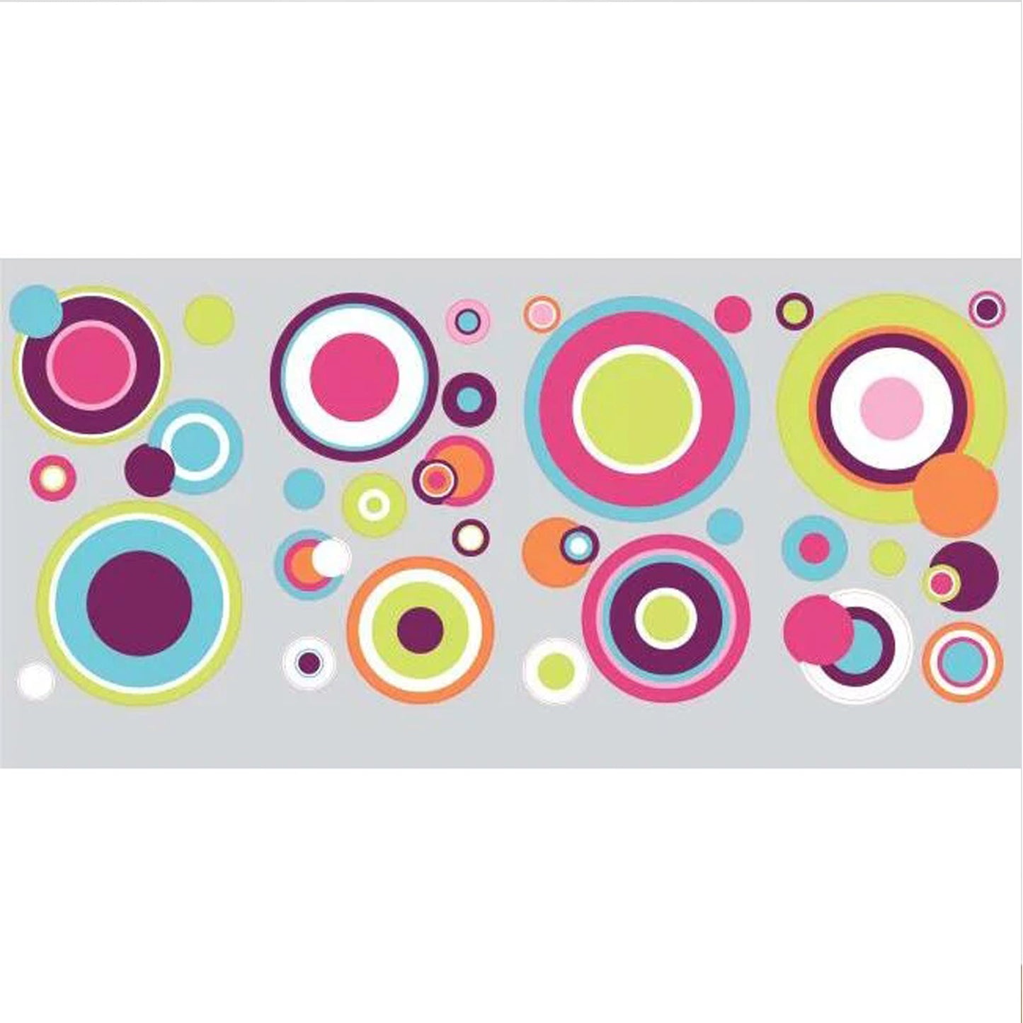 Urban Decor Crazy Dots DIY Removable Wall Stickers Multicoloured