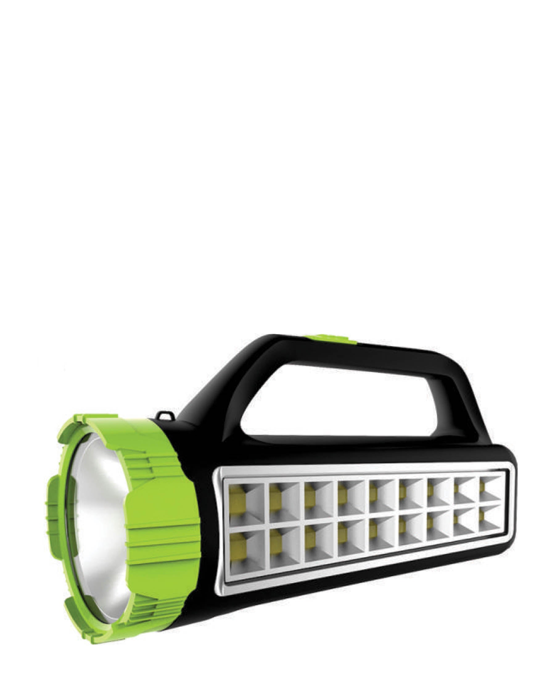 Conti 18 LED Rechargeable Search Light - Black & Green