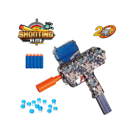 Camouflage Design Electric Gel Ball Blaster Gun Multicoloured