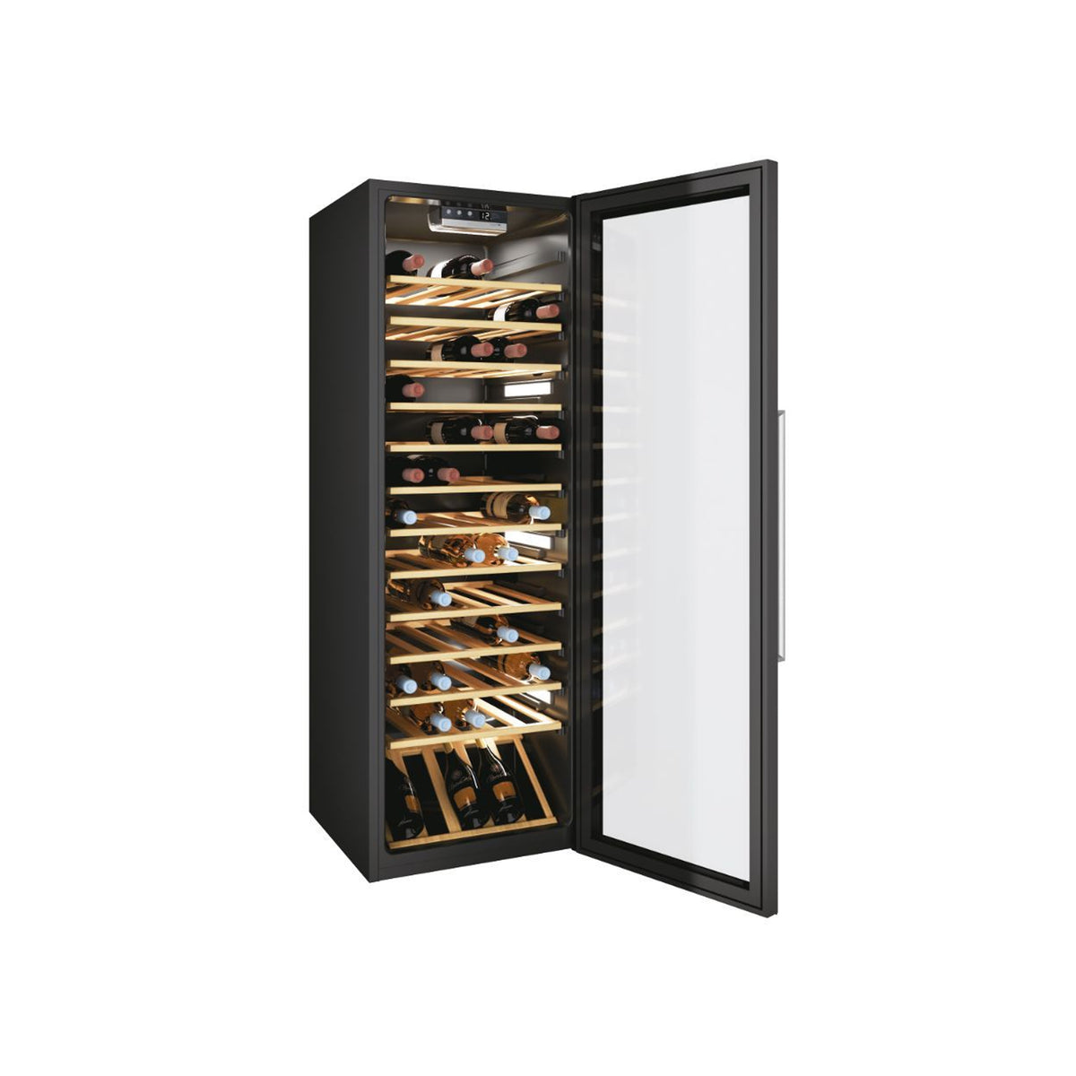 Candy DiVino 81 Bottle Monozone Wine Cooler Black