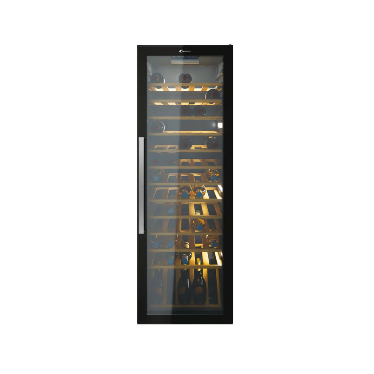 Candy DiVino 81 Bottle Monozone Wine Cooler Black