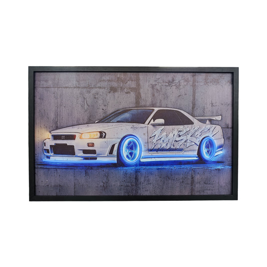 70 x 40cm Car Frame with Lights