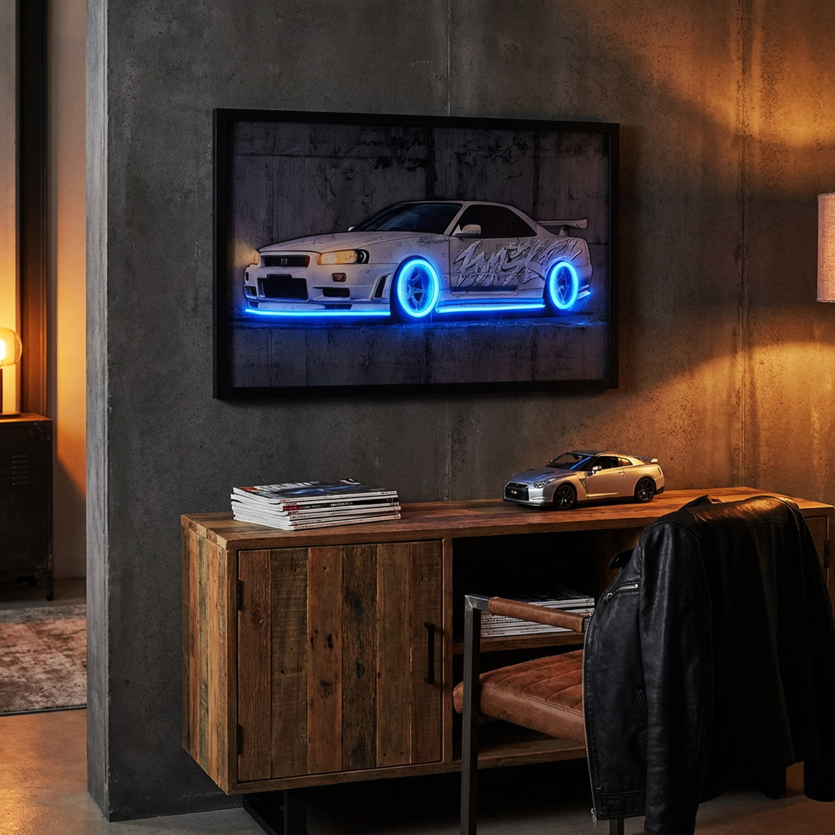 Video Frame Car 70 x 40cm Car Frame with Lights – The Culinarium