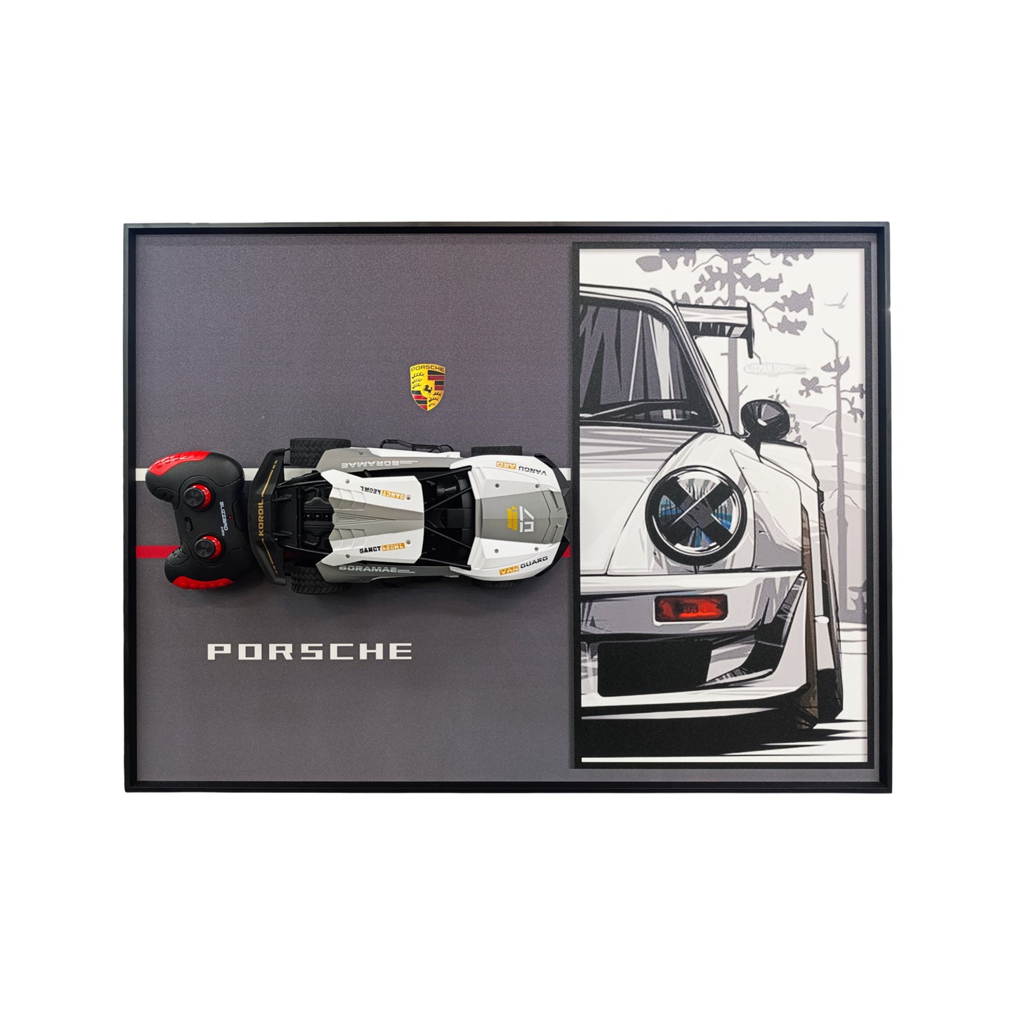 60 x 80cm RC Car Frame Silver