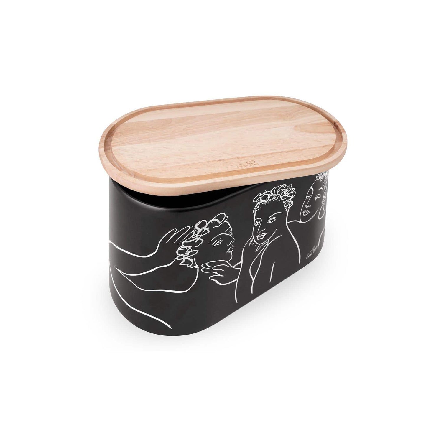 Carrol Boyes All You Knead Bread Bin Black