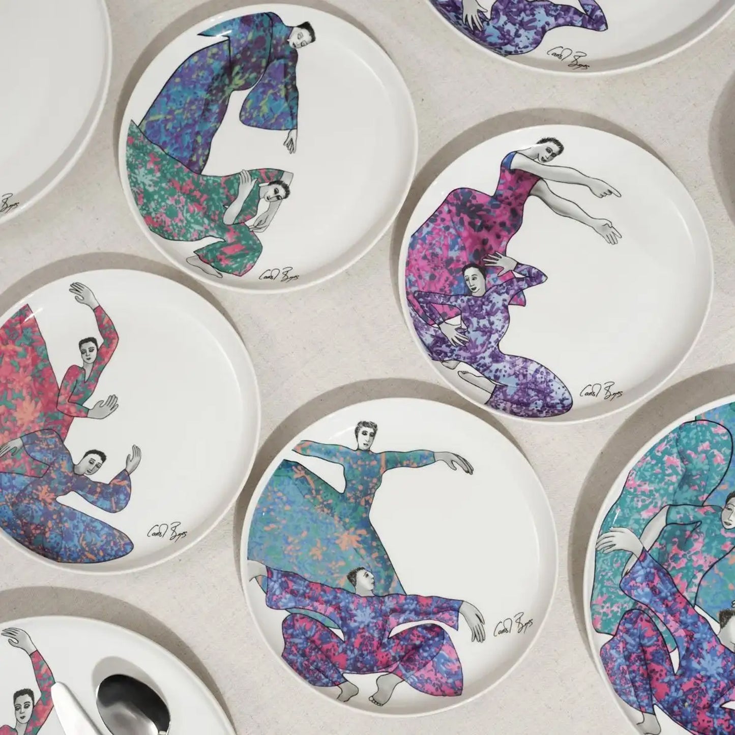 Carrol Boyes Dancing Girls 12 Piece Dinner Set White