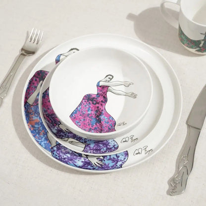 Carrol Boyes Dancing Girls 12 Piece Dinner Set White