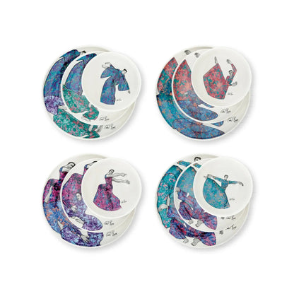 Carrol Boyes Dancing Girls 12 Piece Dinner Set White