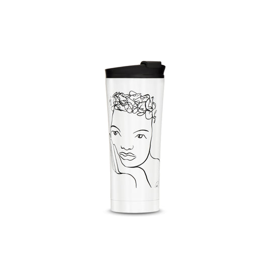 Carrol Boyes Knowing 450ml Travel Mug White