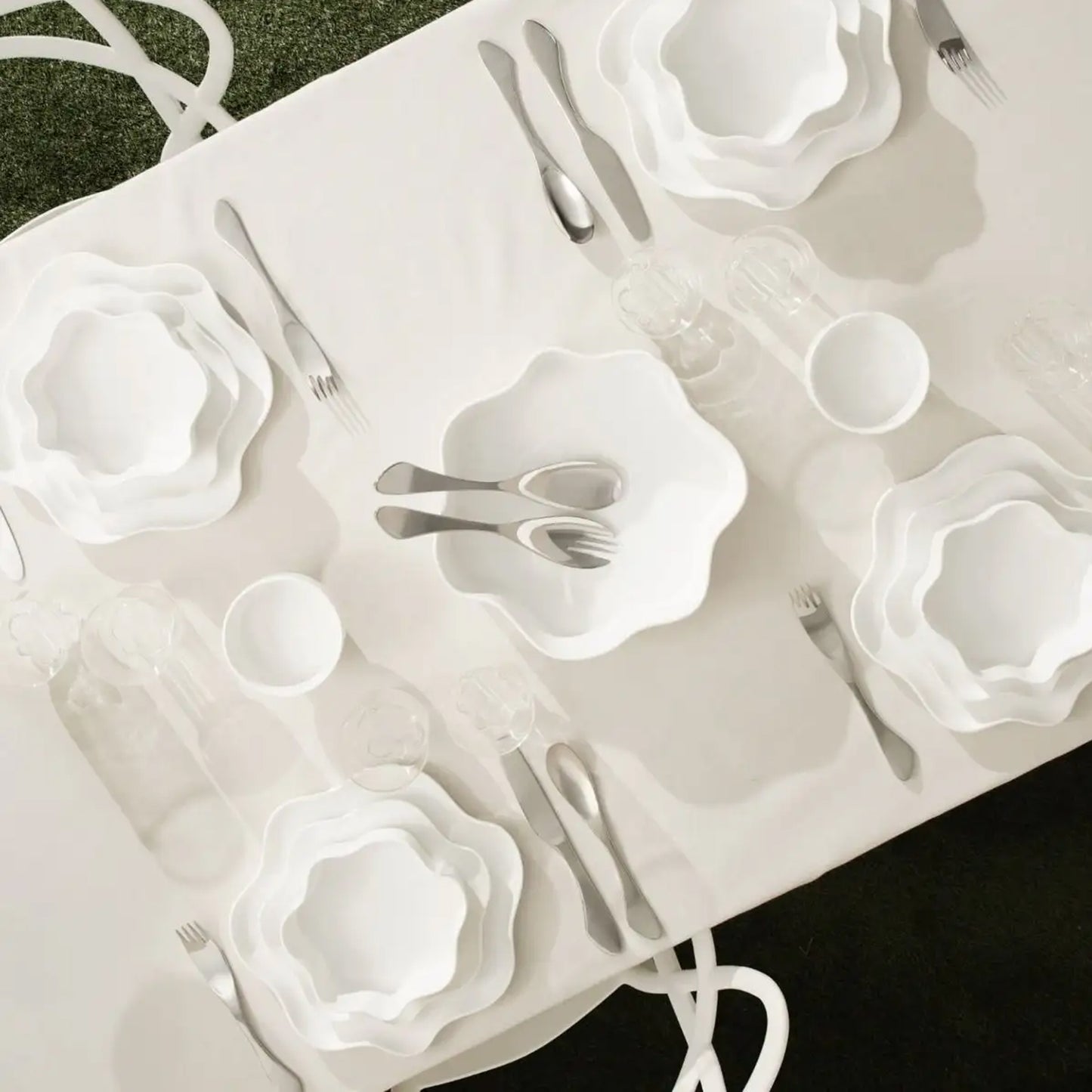 Carrol Boyes Wavy Salad Bowl White