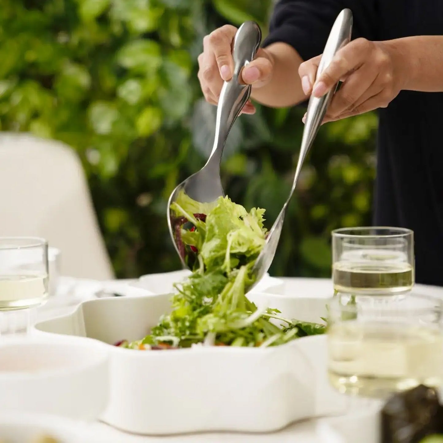 Carrol Boyes Wavy Salad Bowl White
