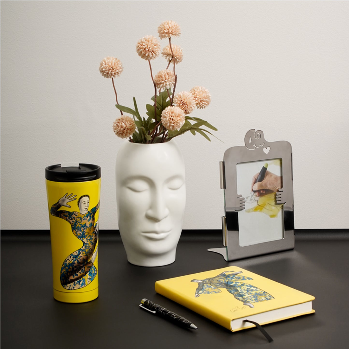 Carrol Boyes Glee 450ml Travel Mug Yellow