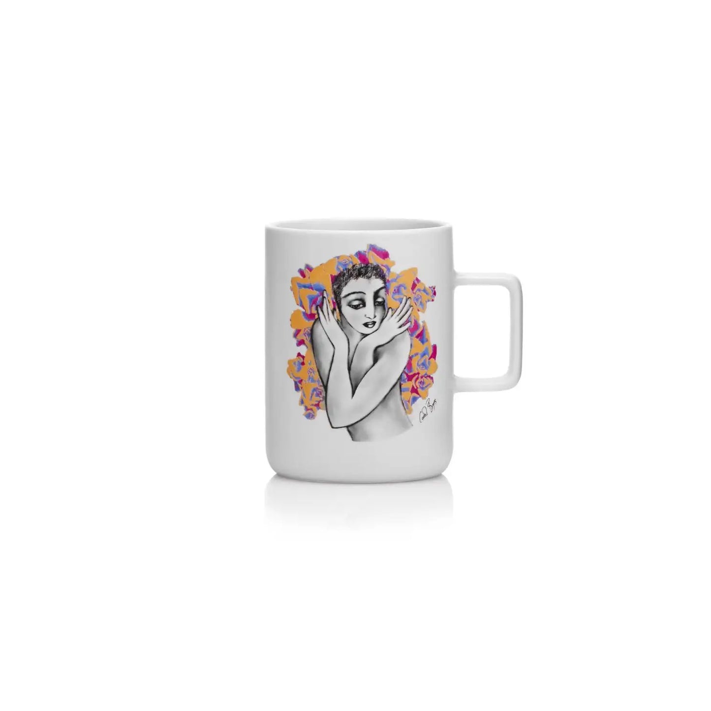 Carrol Boyes 4 Piece Pop Art Flutter Mug Set White