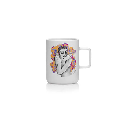 Carrol Boyes 4 Piece Pop Art Flutter Mug Set White