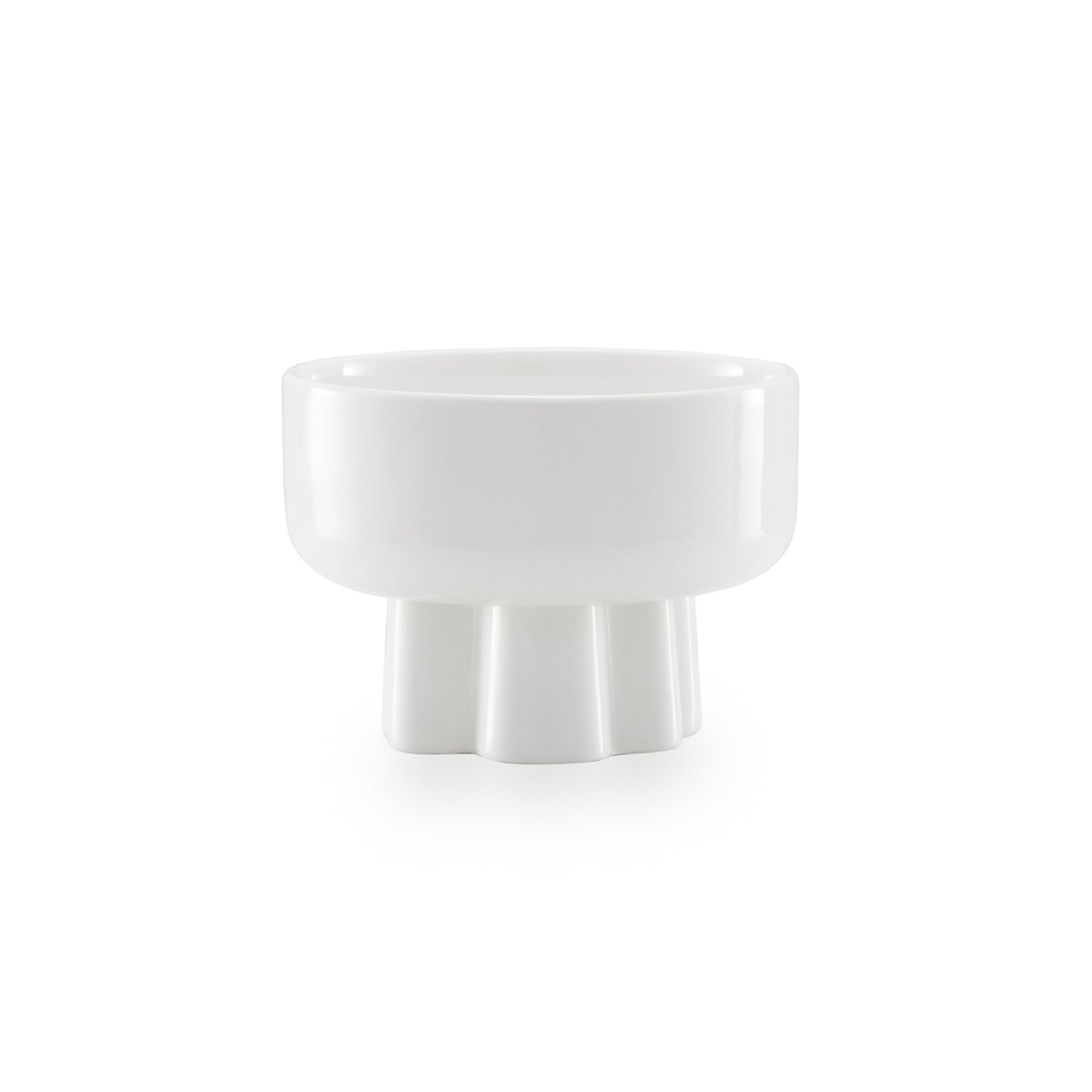 Carrol Boyes Wavy 2 Piece Small Footed Bowl Set White