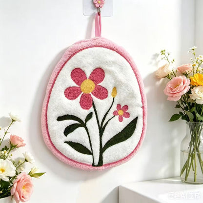 Cartoon Face Flower Towel - Assorted