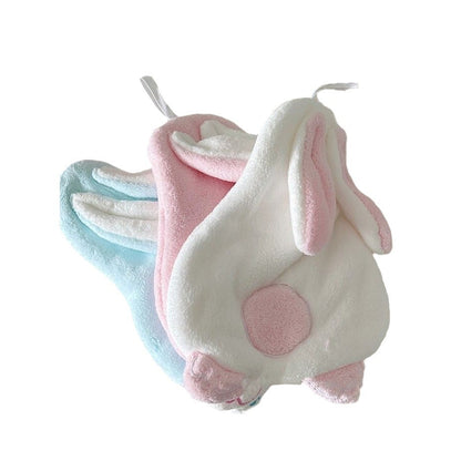 Cartoon Face Rabbit Eared Hand Towel - Assorted