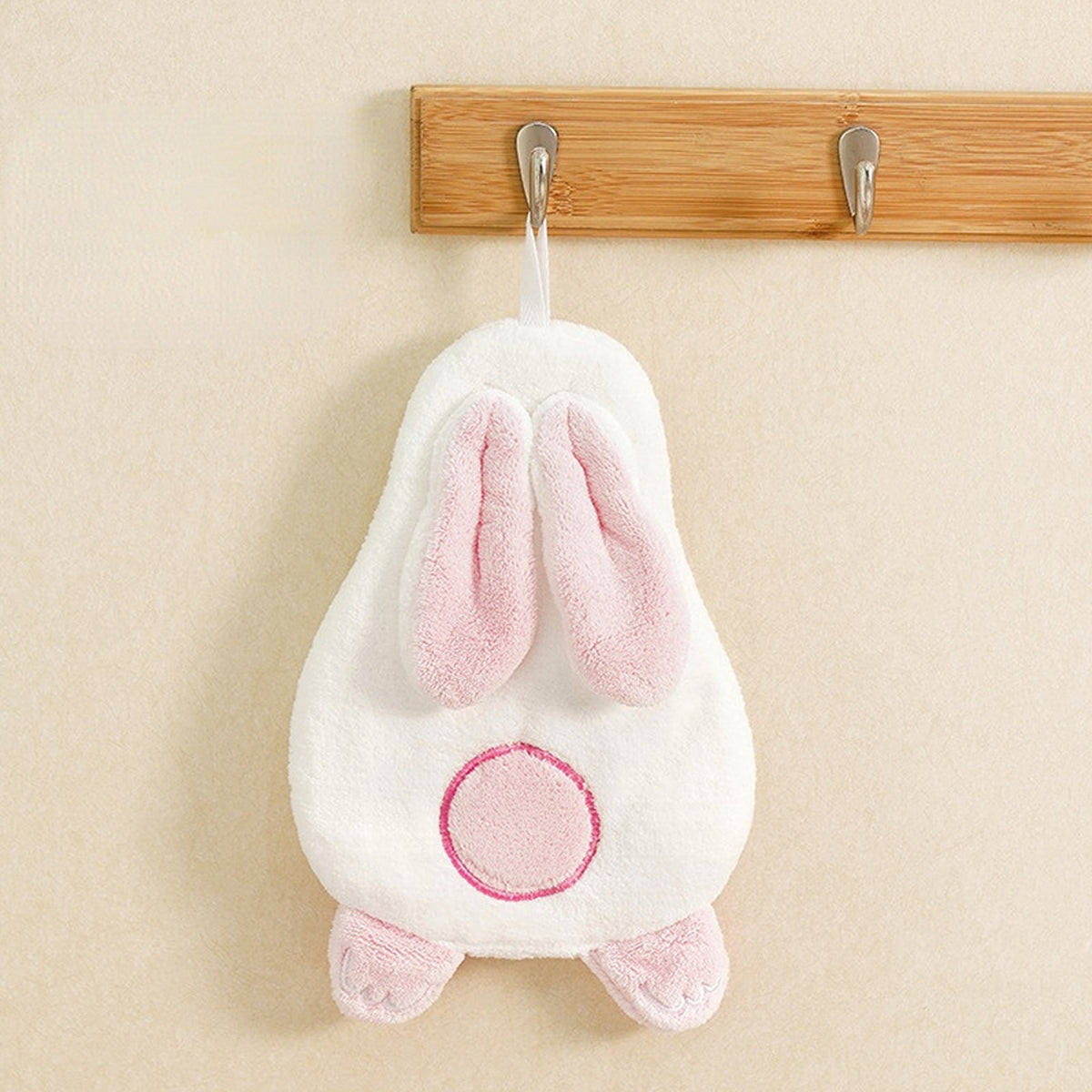 Cartoon Face Rabbit Eared Hand Towel - Assorted