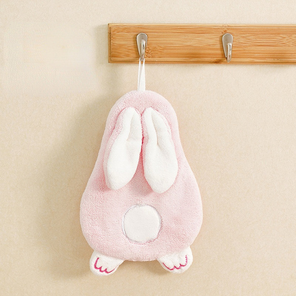 Cartoon Face Rabbit Eared Hand Towel - Assorted