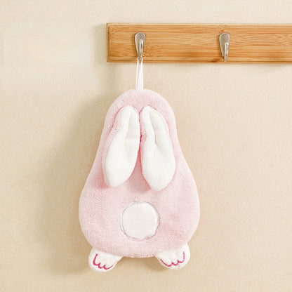 Cartoon Face Rabbit Eared Hand Towel - Assorted