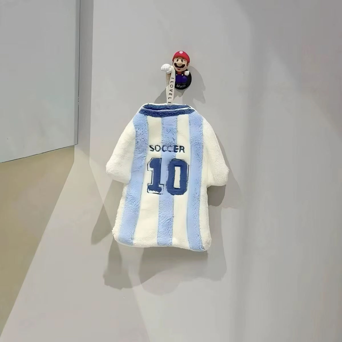 Cartoon Face Soccer Jersey Hand Towel - Assorted