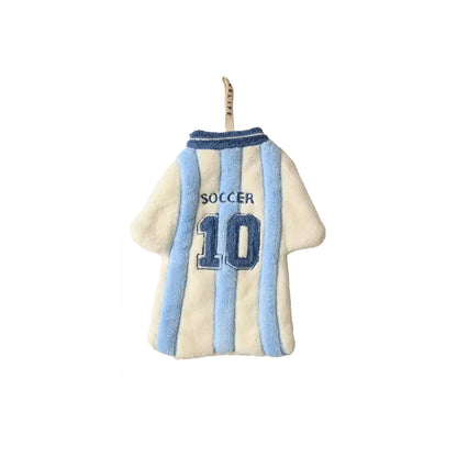 Cartoon Face Soccer Jersey Hand Towel - Assorted