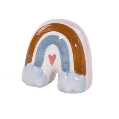 Rainbow Ceramic Money Bank Multicoloured