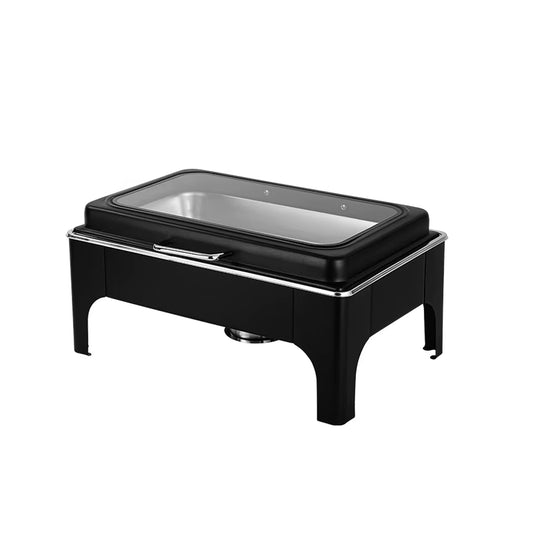 Kitchen Life Luxury Chafing Dish Buffet Set Matte Black
