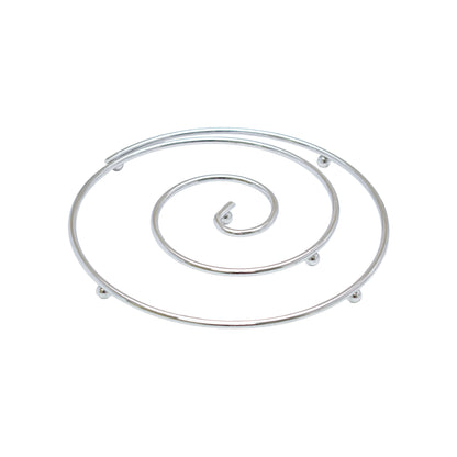 Kitchen Life Spiral Trivet Silver