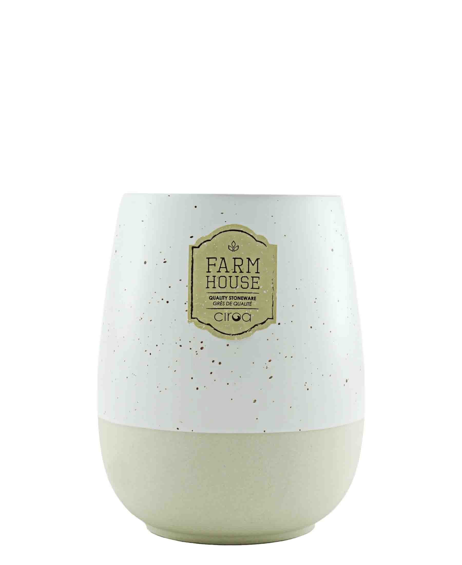 Ciroa Farm House Utensil Holder - Cream