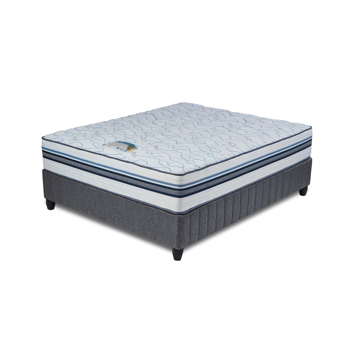 Cloud Nine Epic Comfort King Bed With 2 Signorini Black Single Bases