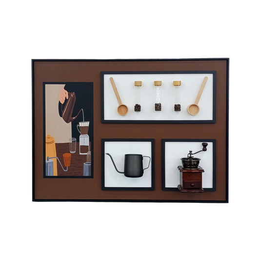 60 x 80cm Coffee Frame Brown
