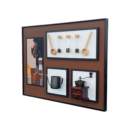 60 x 80cm Coffee Frame Brown