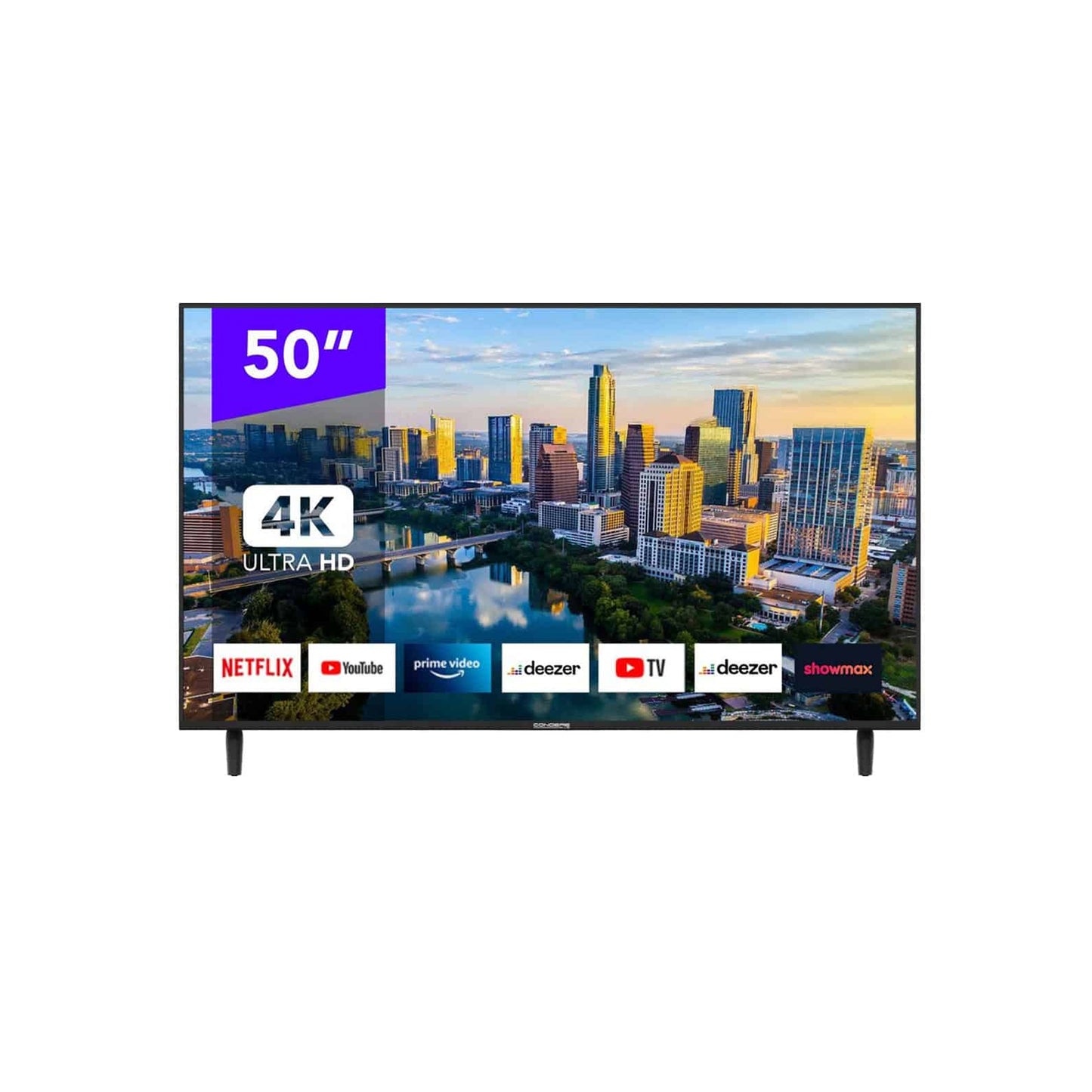 Condere 50" Android 4K Smart TV Black