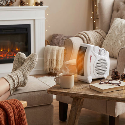 Condere Electric Fan Heater White