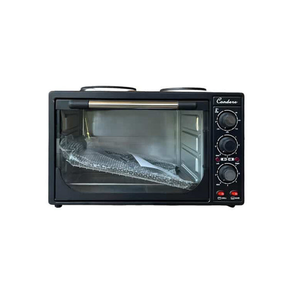 Condere Electric Oven With 2 Plate Stove Black – The Culinarium