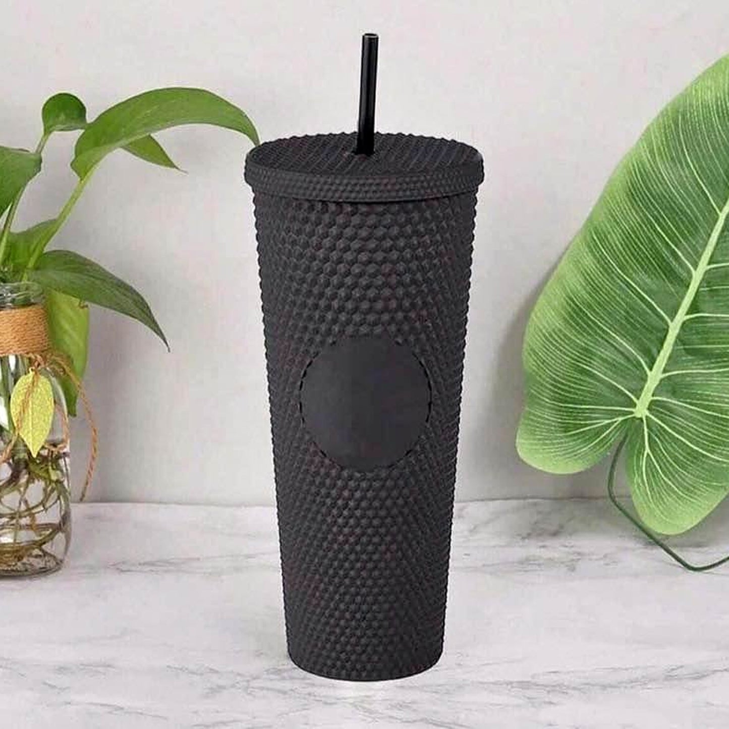 Kitchen Life 710ml Studded Tumbler Black