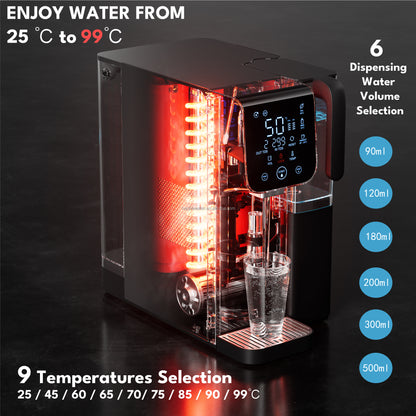 Cara Hot & Cold Water Station Black