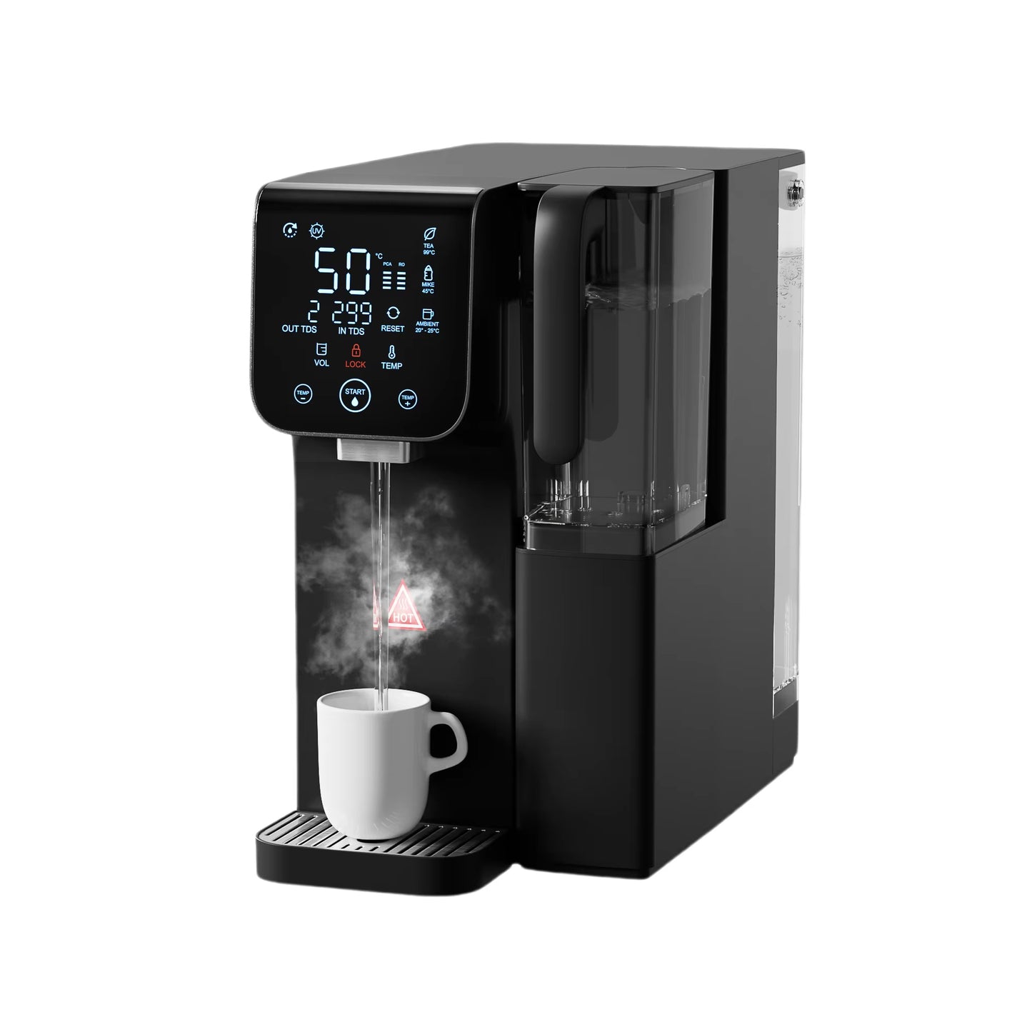 Cara Hot & Cold Water Station Black