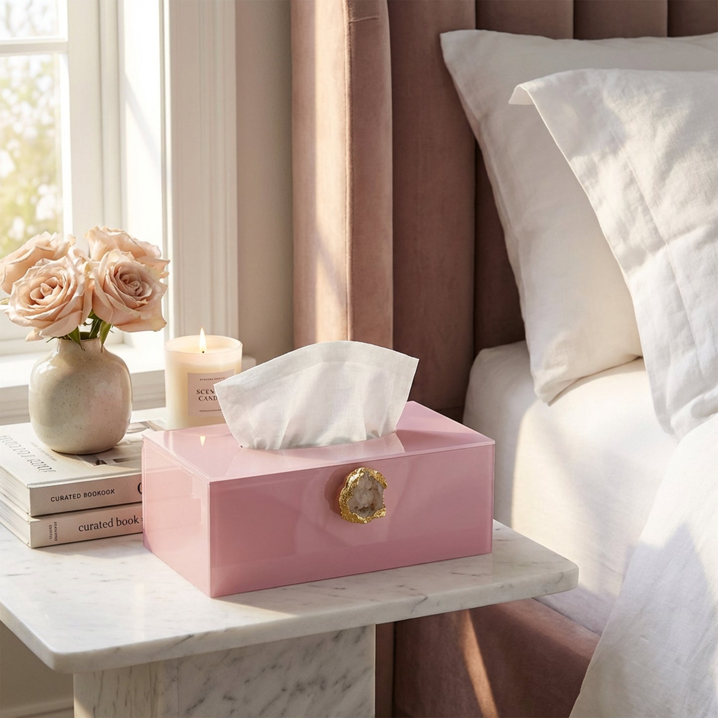 Tissue Box Pink