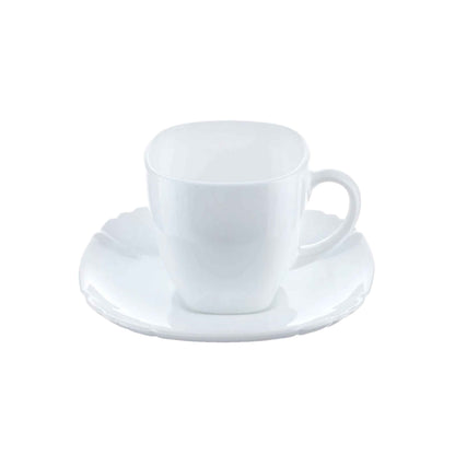 Luminarc Carine 12 Piece Cup & Saucer Set White