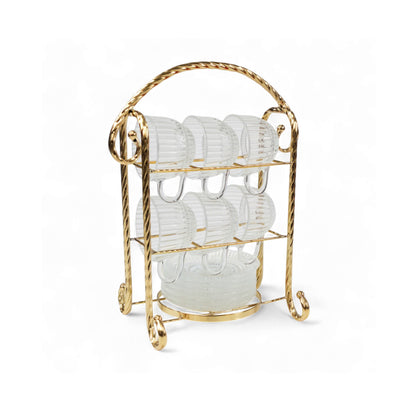 The Venus Cup & Saucer Stand Gold