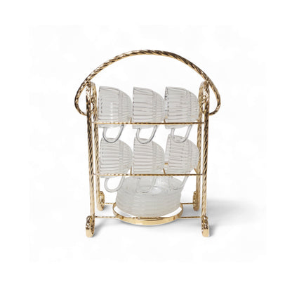 The Venus Cup & Saucer Stand Gold