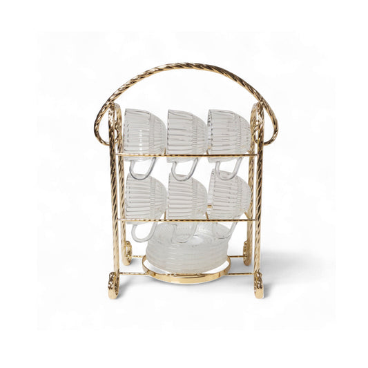 The Venus Cup & Saucer Stand Gold
