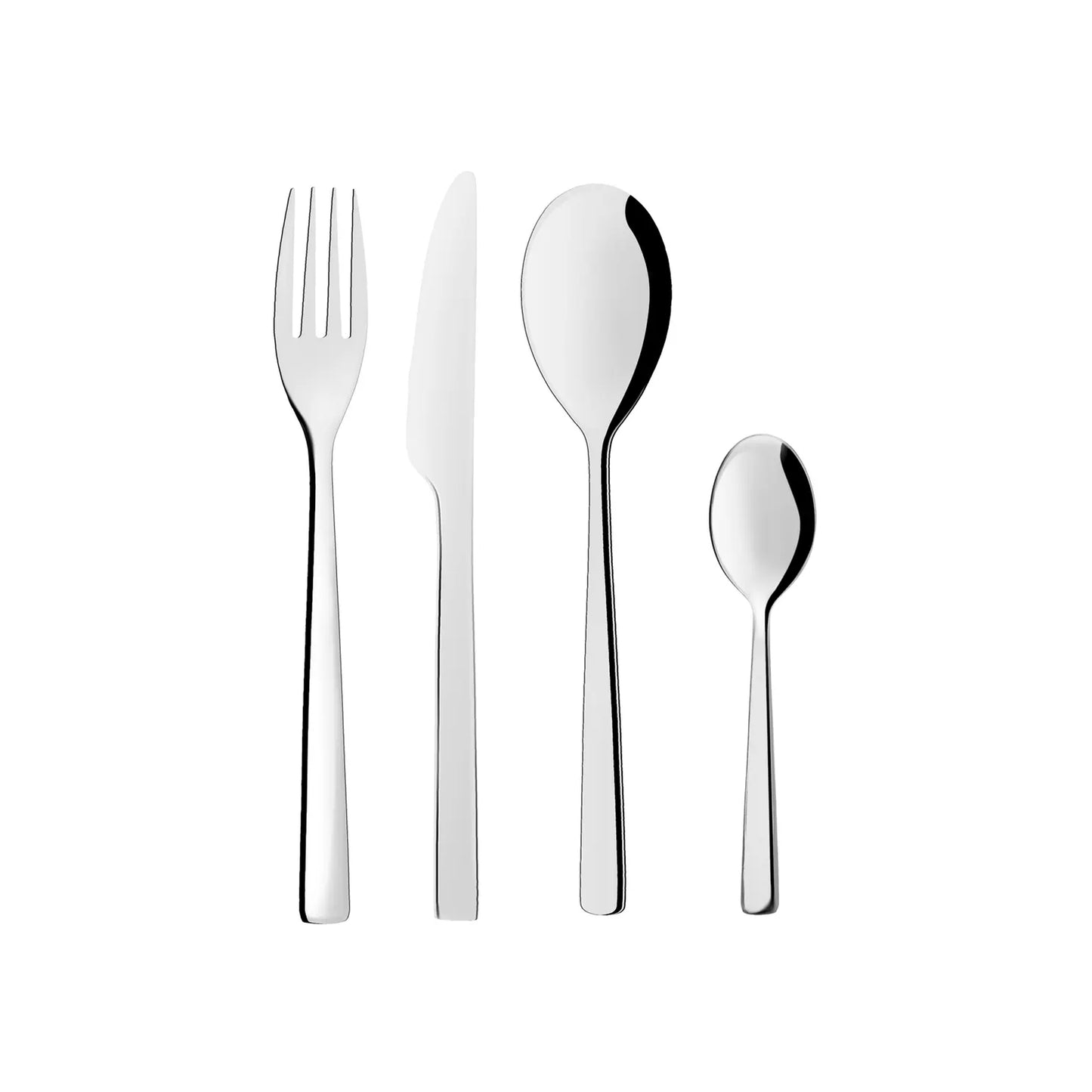 Secret de Gourmet 24 Piece Deka Cutlery Set Silver