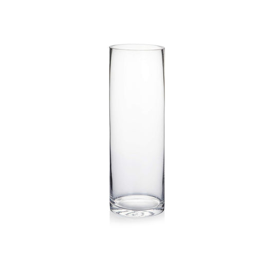 Urban Decor 20cm Cylinder Vase Clear