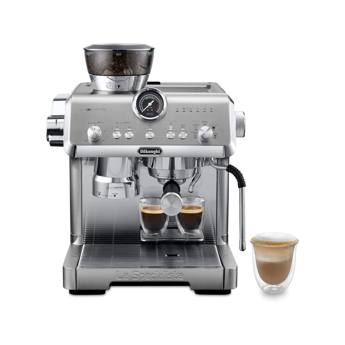 Delonghi La Specialista Opera Espresso Machine Silver
