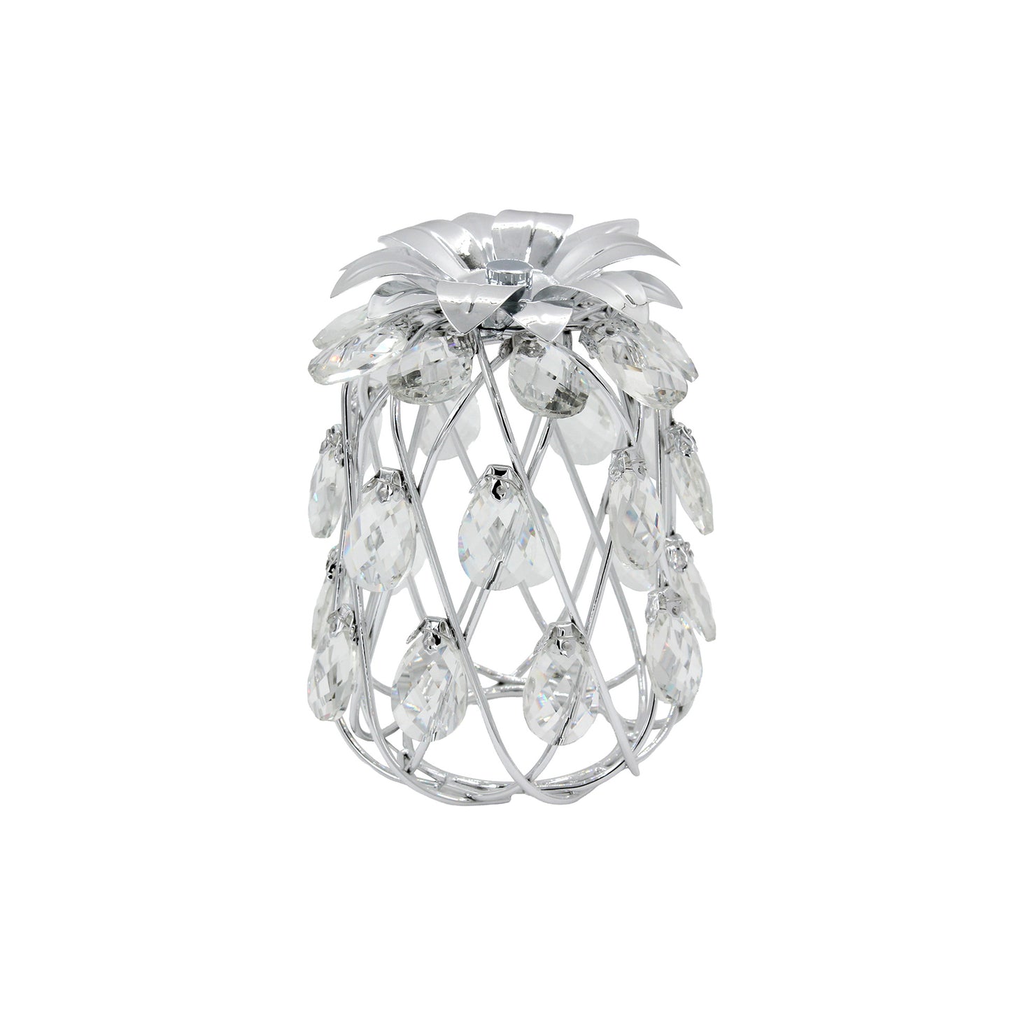 Pineapple Design Ornament Silver