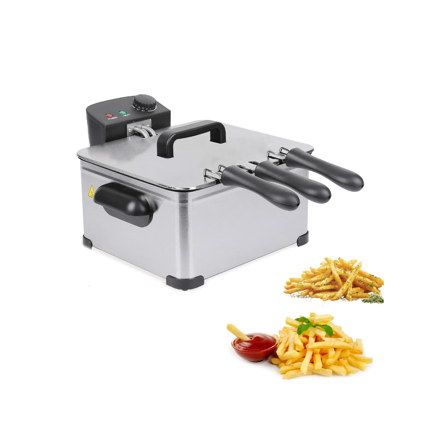 Harwa 5Lt Electric Deep Fryer Silver